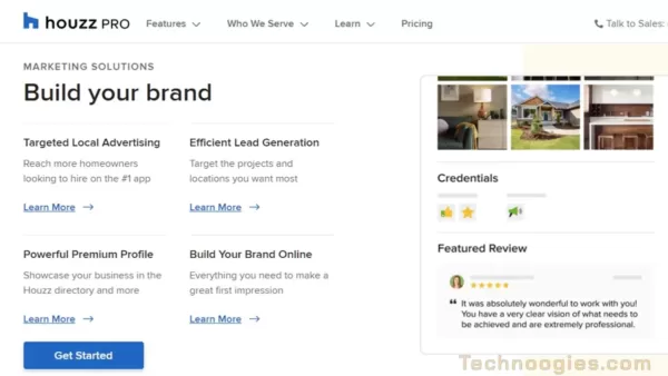 Houzz icon for Blocksy socials block